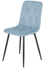 Krzeso tapicerowane BORGO VELVET LIGHT BLUE